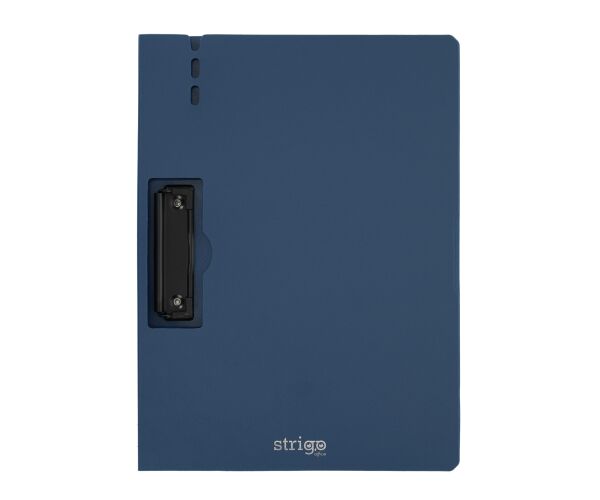Dvojdeska STRIGO A4 s bočním klipem - tmavě modrá
