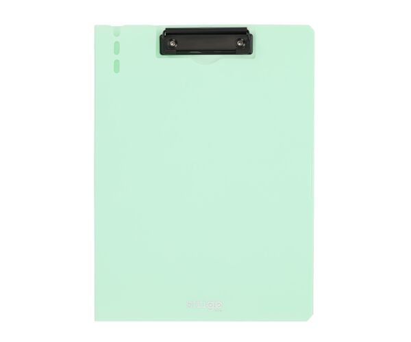 Dvojdeska STRIGO A4 s horním klipem - mentolová