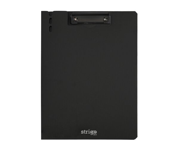 Dvojdeska STRIGO A4 s horním klipem - černá
