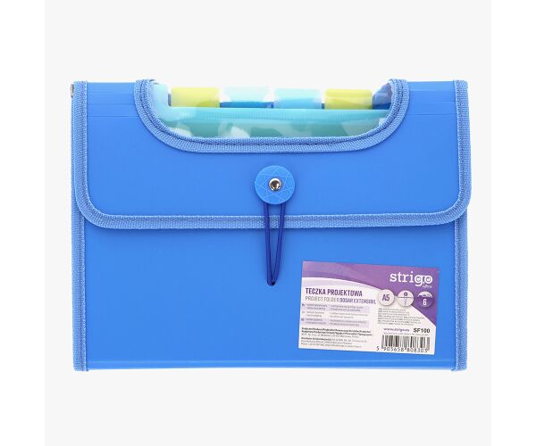 Složka A5 s 6 kapsami STRIGO modrá