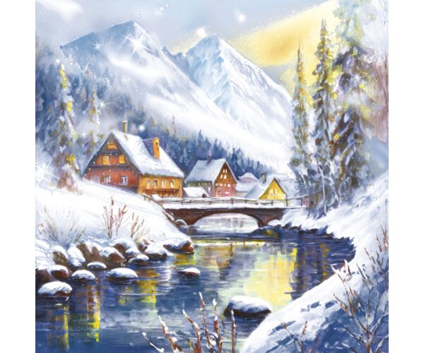 Ubrousky MAKI L (20ks) Winter Wonderland