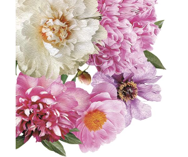 Ubrousky MAKI L (20ks) Blooming Peonies