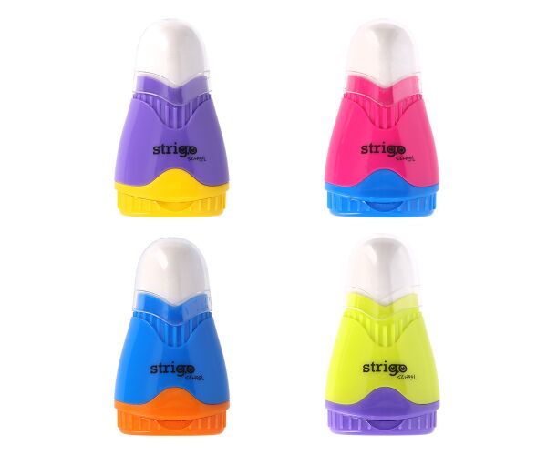 STRIGO ořezávátko s pryží a 2 otvory