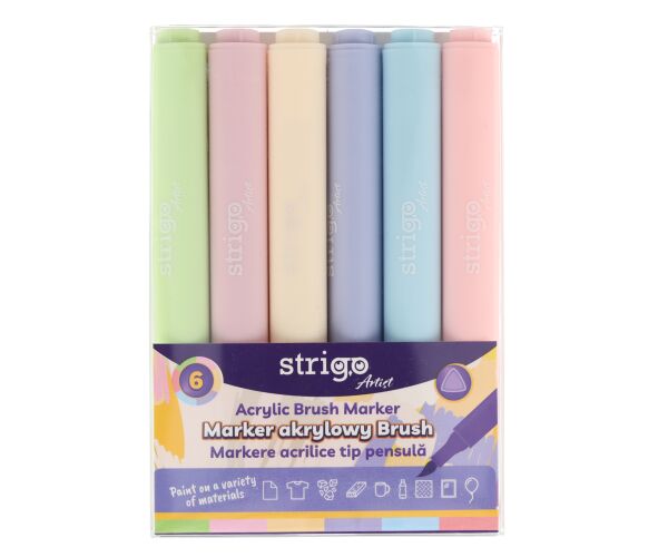 Akrylové popisovače STRIGO 6ks SET 1