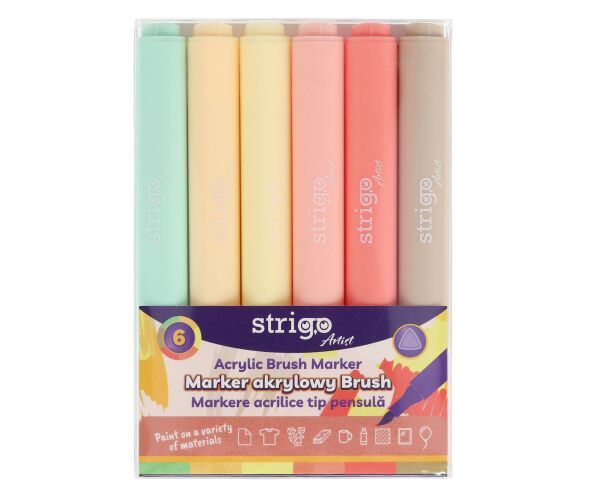 Akrylové popisovače STRIGO 6ks SET 5