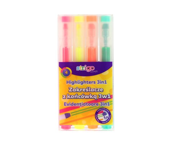Zvýrazňovač Strigo 3v1