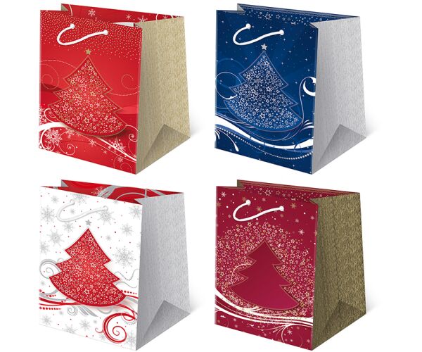 Vánoční papírová taška T-16L sestava 34