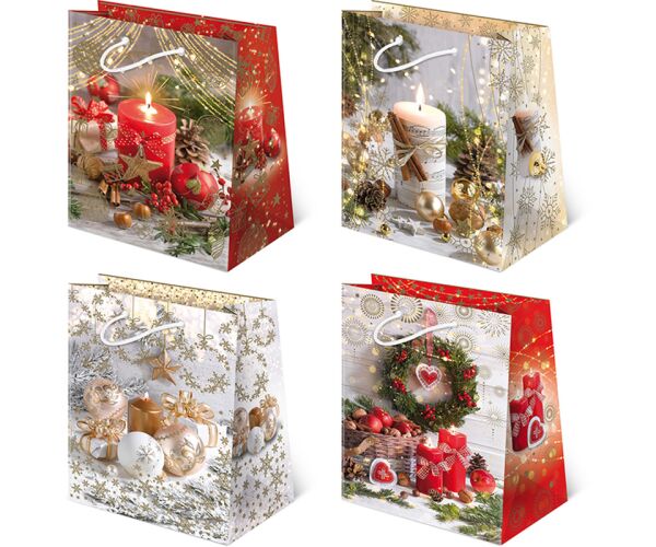 Vánoční papírová taška T-17L sestava 41