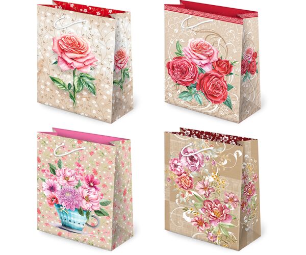 Papírová taška PAW s.c. T2K sestava 124 Kraft