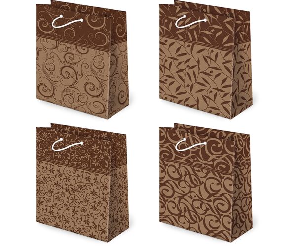 Papírová taška PAW s.c. T2K sestava 129 Kraft