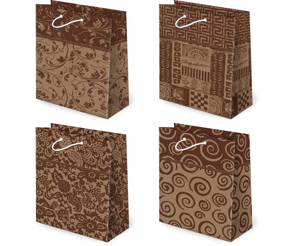 Papírová taška PAW s.c. T2K sestava 131 Kraft