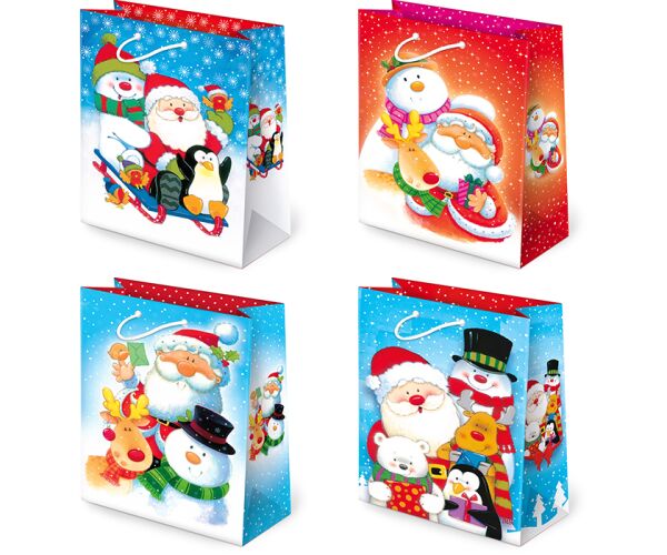 Vánoční papírová taška T-16L sestava 33