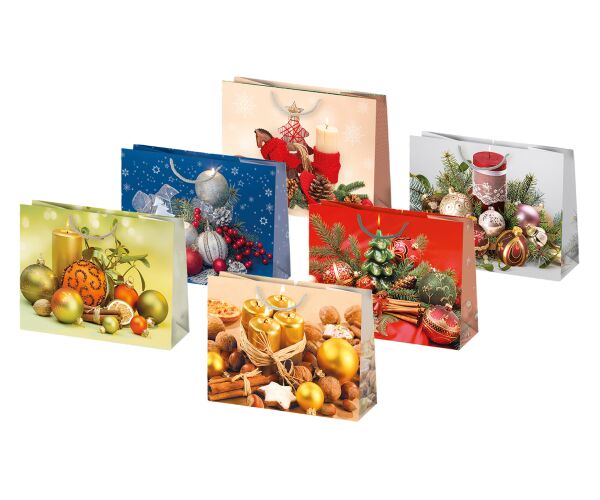 Vánoční papírová taška PM T6 sestava 30