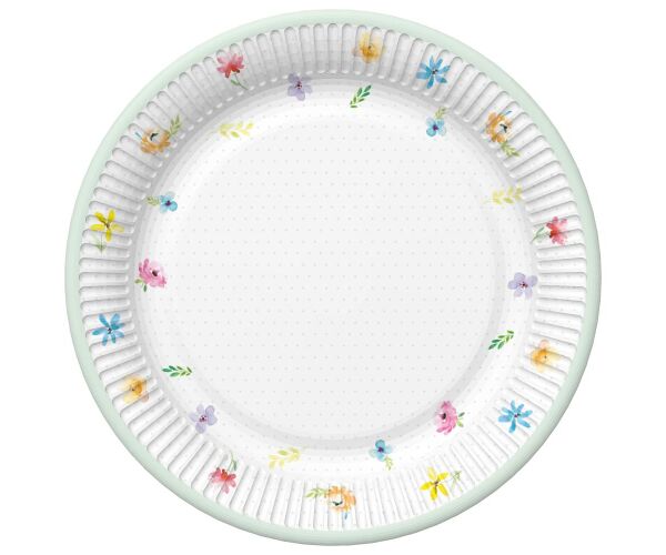 Papírový talíř malý - Blossom love