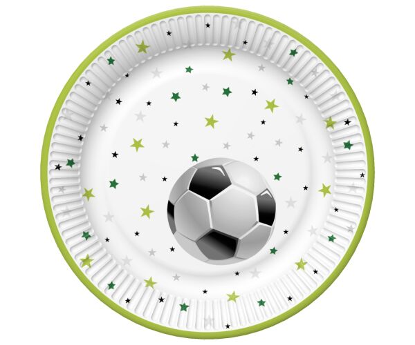 Papírový talíř velký - Football with Stars