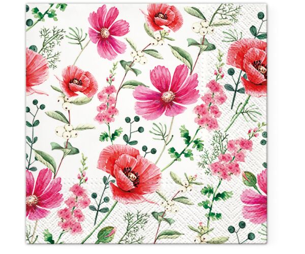 Ubrousky PAW TETE L (20ks) Raspberry Flower