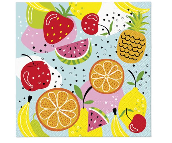 Ubrousky PAW TETE L (20ks) Fruits mania