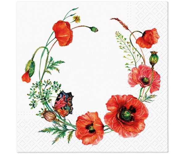 Ubrousky PAW TETE L (20ks) Poppy Aesthetic
