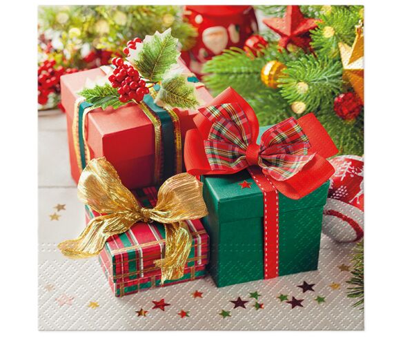 Ubrousky vánoční Gifts with Bow