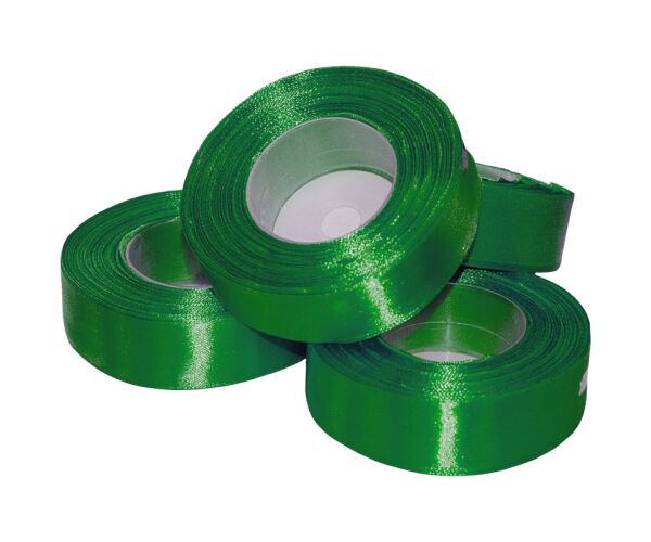 Atlasová stuha 38 mm zelená - 20