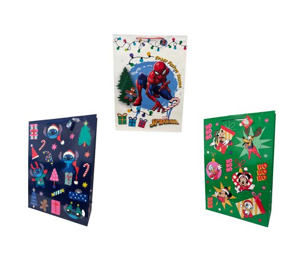 Vánoční papírová taška Canpol Disney TGD-70 jumbo