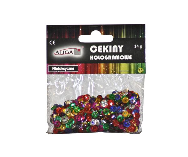 Flitry metalické mix barev 14 g