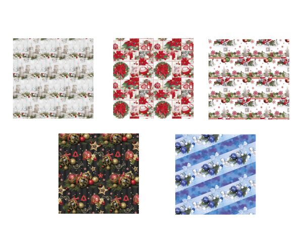 Papír 0,7x2m P2_GW_7 Vánoční /50/