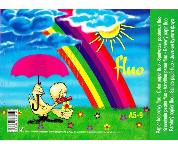 Barevný papír - Fluo A5