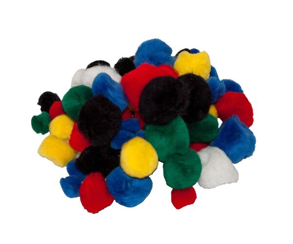 Bambule 10 - 25 mm barevný mix 78 ks