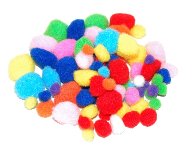 Bambule 10 - 25 mm barevné 78 ks