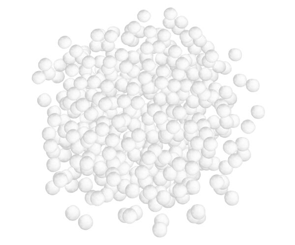 Bambule 10 mm bílé 100 ks