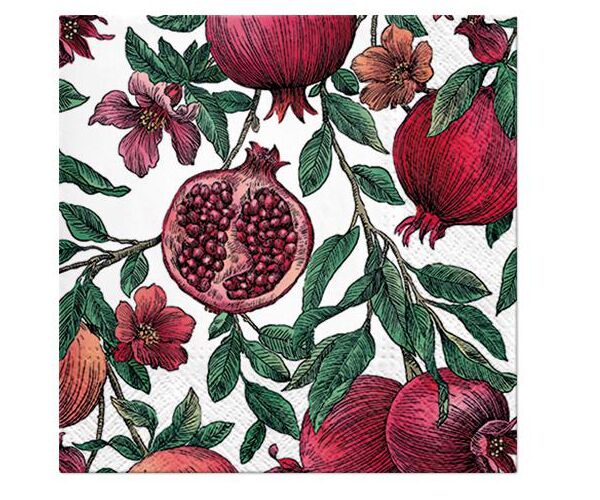 Ubrousky PAW Dekor C (20ks) Pomegranate