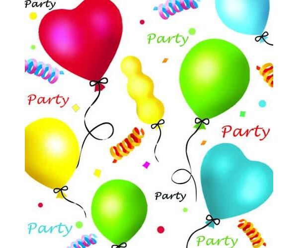 Ubrousky PAW Dekor L (20ks) Party
