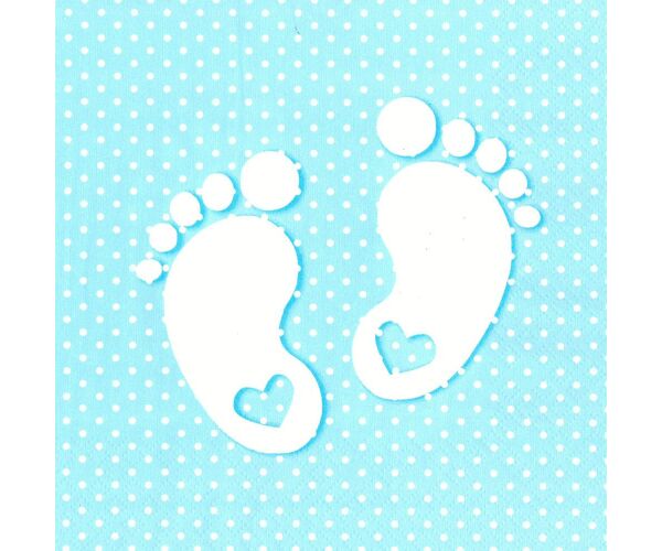 Ubrousky MAKI L (20ks) Little Feet Blue