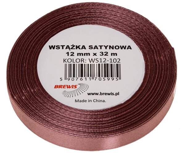 Atlasová stuha 06 mm tmavě růžová - 102