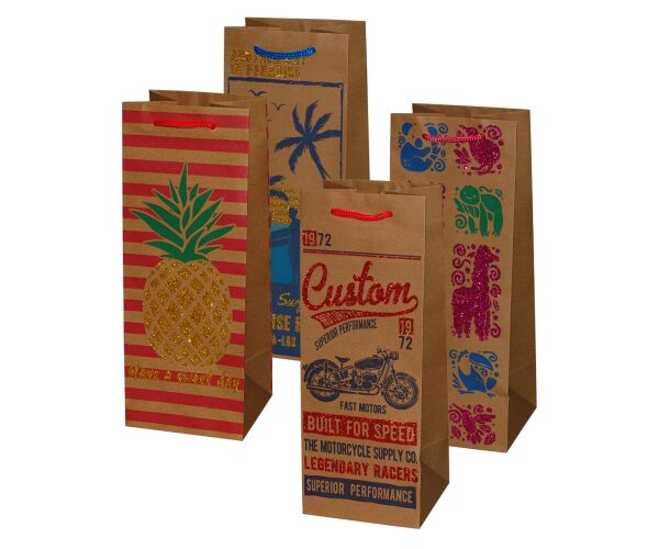 Papírová taška Canpol Kraft na láhev TKB-50