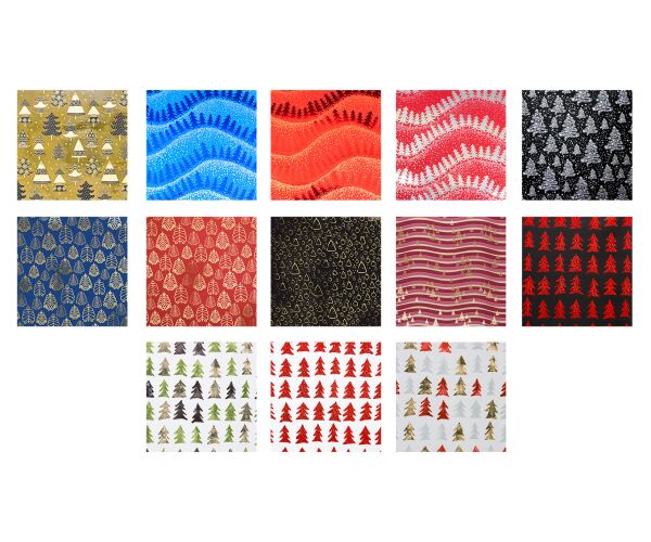 Vánoční dárkový papír Holy Trees