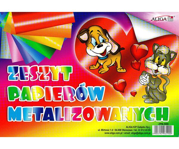 Barevný papír - Metal B5