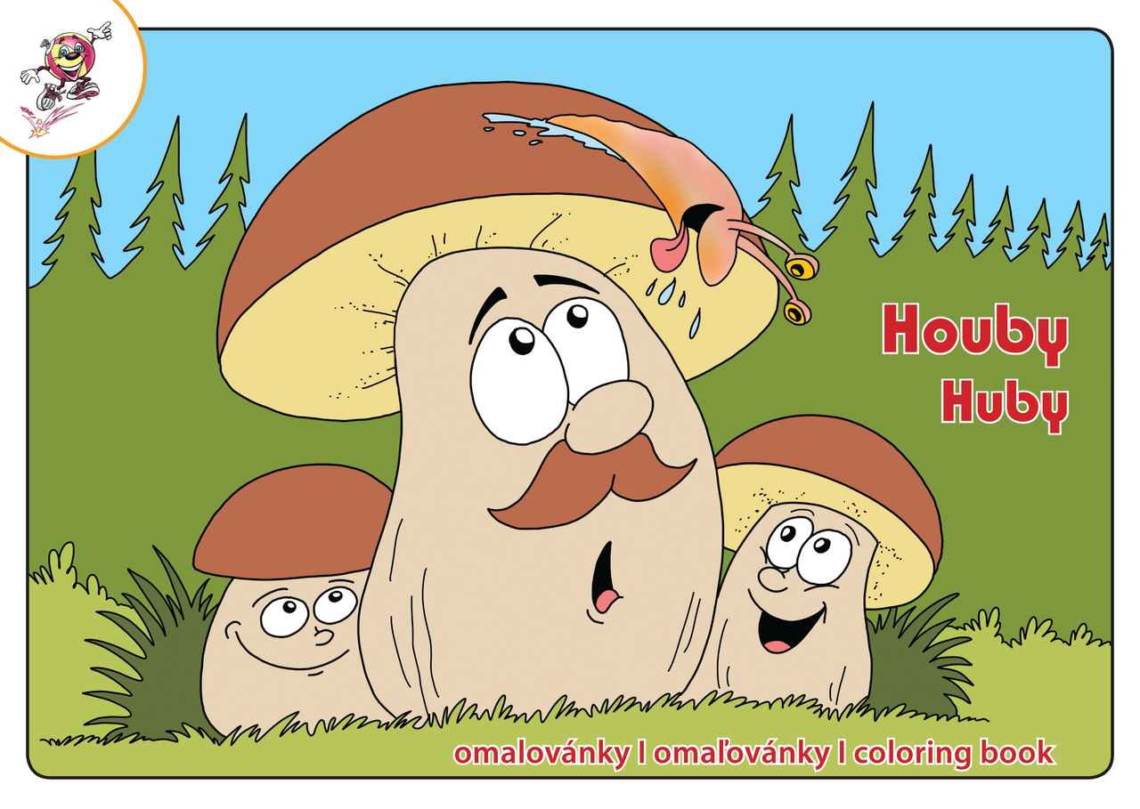 Omalovánky A5 - Houby