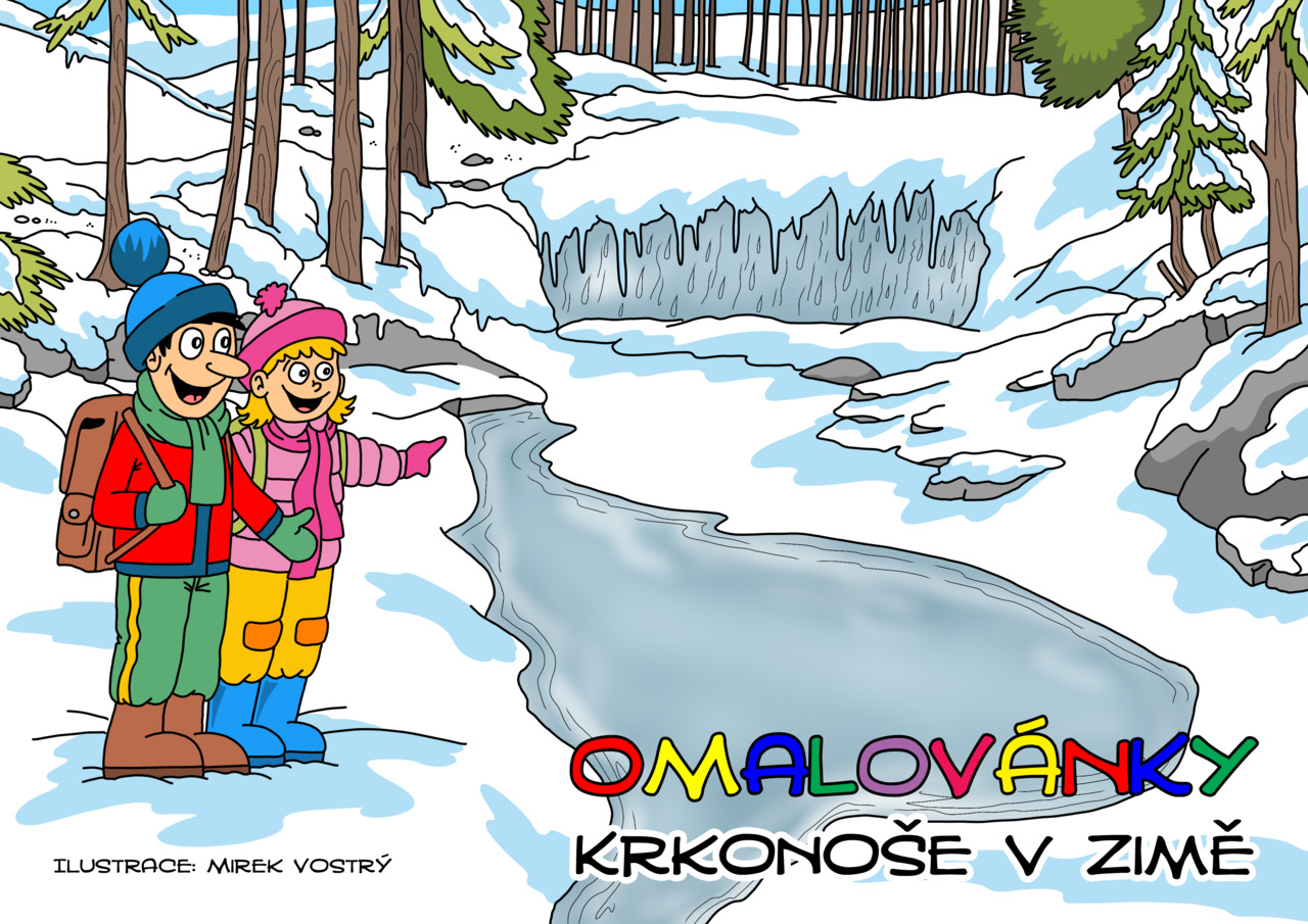 Omalovánky A5 - Krkonoše v zimě