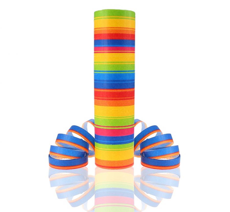 Párty serpentýna - duhové proužky