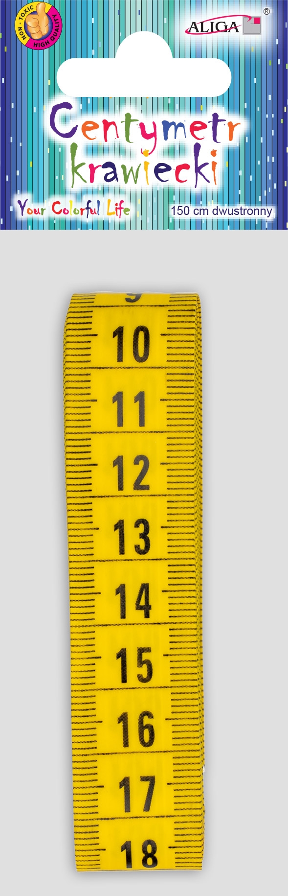 Metr krejčovský 150 cm na blistru