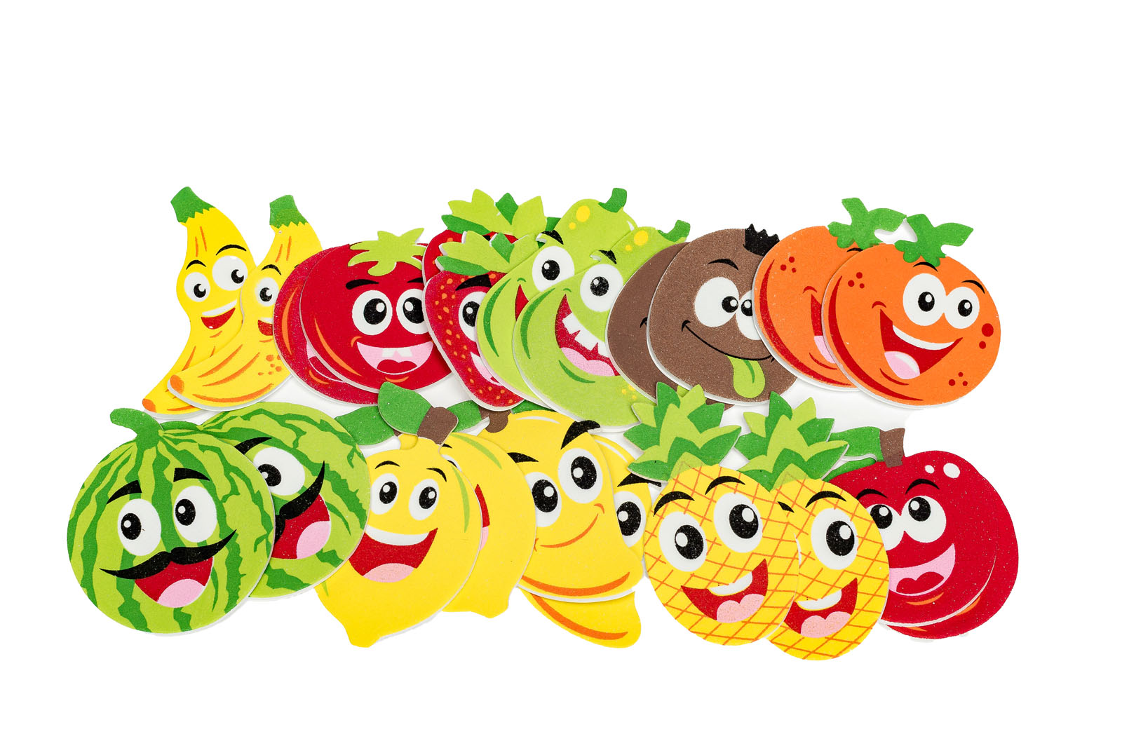 BREWIS samolepka PVC47 Smajliki ovocne