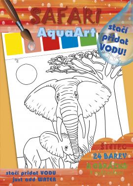 AKIM omalovánky AquaArt A4 Safari