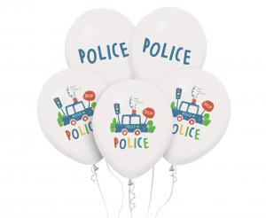 Balónek POLICE 5 ks