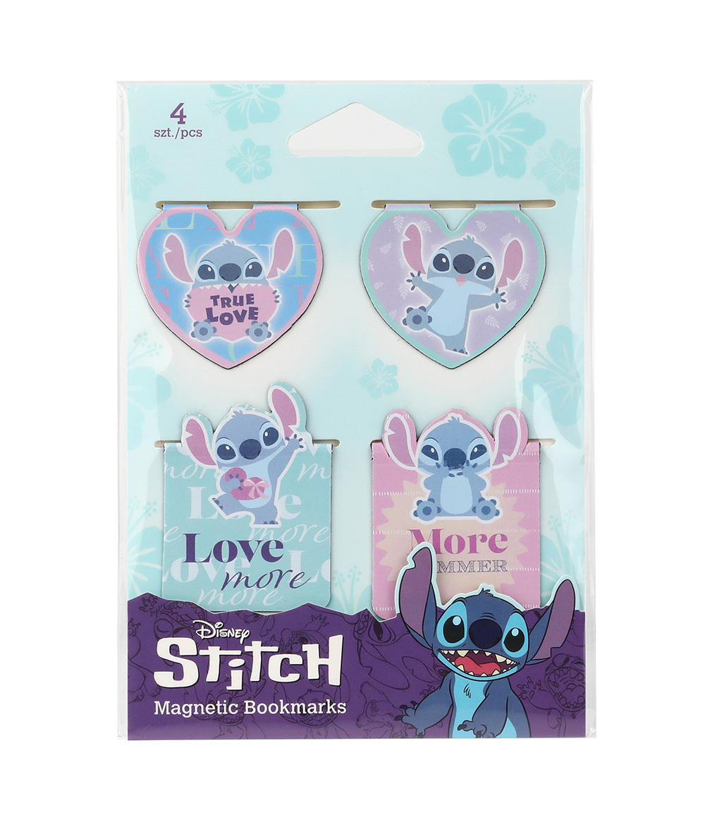 STITCH magnetické záložky 4ks vzor 2