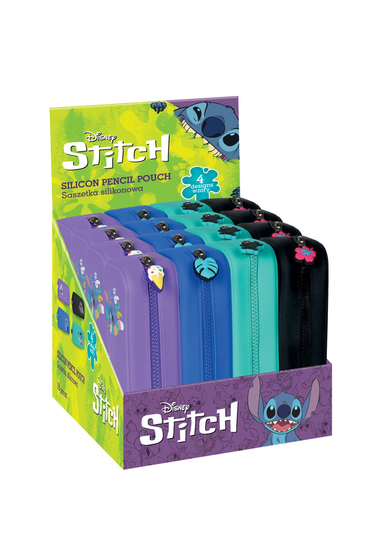 Pouzdro silikonové Stitch black