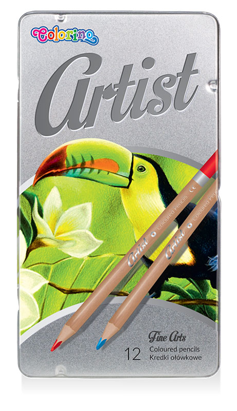 Colorino Artist pastelky 12ks kov.