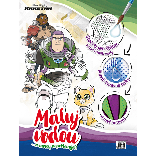 JM vodové omalovánky A4 3371-2 Rakeťák