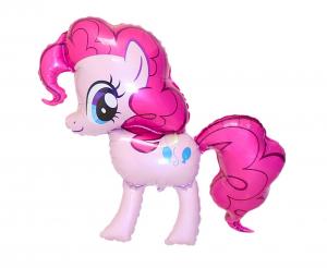 Balónek fóliový nafouknutý 14" na tyčce - My Little Pony